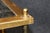 Maison Jansen Pair Directoire Style Brass and Giltwood Eglomise Top End Tables For Sale - Image 4 of 13