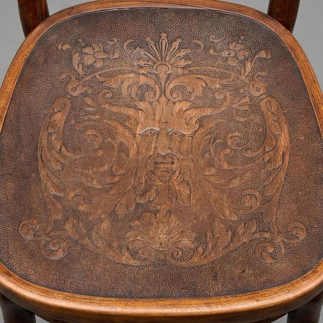 Brown Bentwood Chairs from J. & J. Kohn, Vienna, Austria, 1900s, Set of 6 For Sale - Image 8 of 11