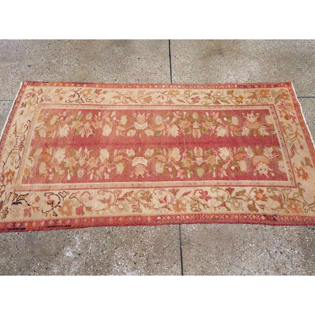 Galerie Shabab Collection Early 20th Century Turkish Oushak Throw Rug For Sale In New York - Image 6 of 8