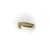 Metal 14k Yellow Gold Hand Engraved Lucky Nail Ring With Diamonds Size 7 For Sale - Image 7 of 9