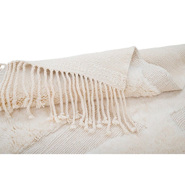 Hand-Knotted Wool Rug by Azele Studio For Sale - Image 6 of 10