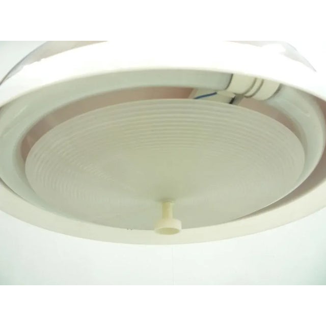 Brown Space Age Commuter Train Lamp from Siemens, 1960s For Sale - Image 8 of 10