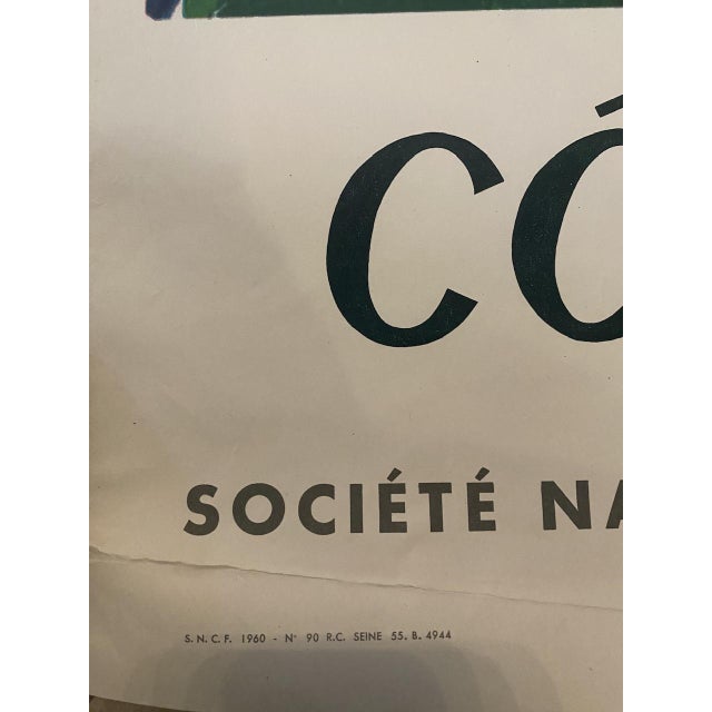 Côte d'Azur Poster by Marcel Limouse, 1960 For Sale - Image 13 of 14