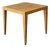 Vintage Baker Milling Road Rattan Square Game Table For Sale