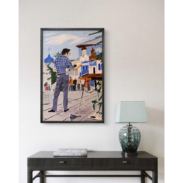 Contemporary Oil Painting City Master Oleksandr Gukalov For Sale - Image 3 of 12
