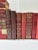 Vintage Burgundy Leather Decorative Books – Library Styling Set of 23 For Sale - Image 4 of 12