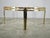 Italian Round Brass and Glass Coffee Table, 1970s For Sale - Image 10 of 11