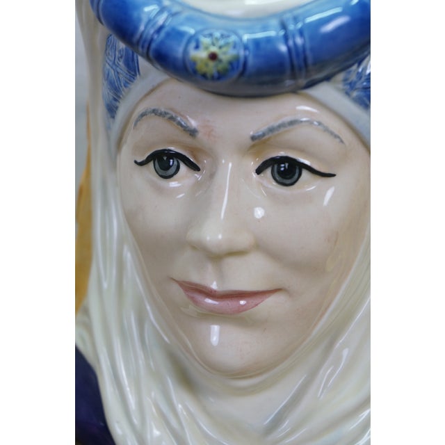American Royal Doulton Lovers King Arthur & Guinevere Two Face Toby Character Jug For Sale - Image 10 of 11