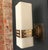 Italian Stilnovo Single Sconce in Opaline Glass and Brass Band, 1950s For Sale - Image 3 of 9