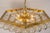 Gold Extra Large Tulipan Glass Chandelier from Kaiser, Germany, 1960s For Sale - Image 8 of 14