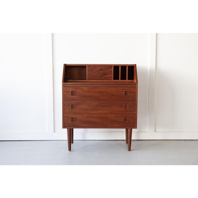 Mid-Century Modern Danish Secretaire, 1960s For Sale - Image 9 of 9