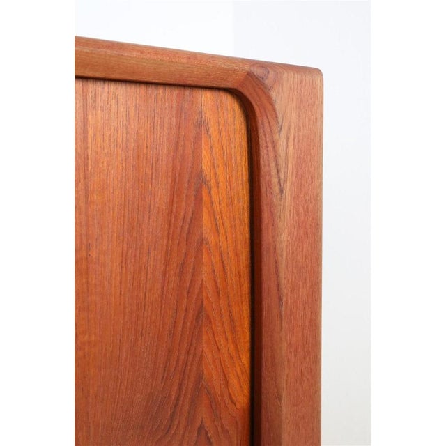 Mid-Century Modern Danish Teak Sideboard with Tambour Doors by Bernhard Pedersen & Søn, 1960s For Sale - Image 16 of 18