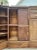 Mid 20th Century Vintage Wood and Bamboo Tiki Dry Bar Set + Four Matching Swivel Bamboo Stools For Sale - Image 5 of 12
