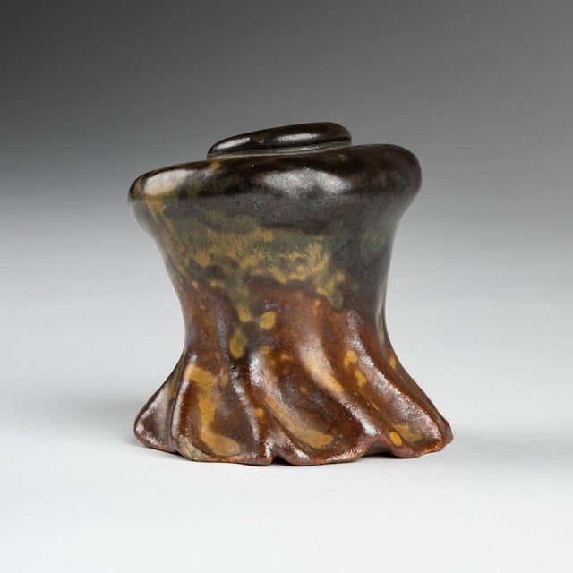 Glazed Stoneware Ceramic Vase for Paul Jeannerey, 1890s, in Flawless conditions. Designed 1890 to 1919 This piece has an...