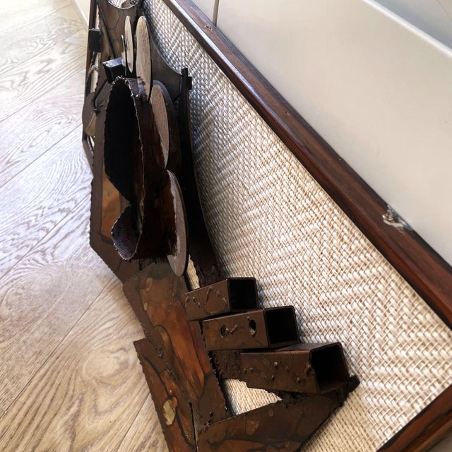 Danish Brutalist Metal Wall Sculpture by Henrik Horst, 1970s For Sale - Image 18 of 18