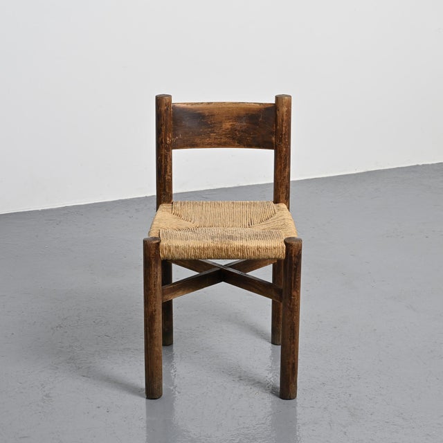 Charlotte Perriand Early BCB Edition Méribel Chairs by Charlotte Perriand, 1950, Set of 2 For Sale - Image 4 of 9
