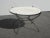 Spanish Vintage Spanish Style Wrought Iron W White & Gray Marble Top Coffee Table For Sale - Image 3 of 13