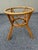 1980s 1980s Coastal Island Style Rattan/Bamboo Glass Top Dining or Game Table & 4 Chairs a Set For Sale - Image 5 of 11