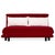 Modern Multy Fabric Red and White Cream Manual Function Three-Seater Sleeper Sofa by Ligne Roset For Sale - Image 3 of 14