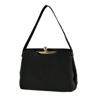 Vintage Harry Levine Black Acetate Purse For Sale