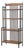 Stickley Oak 4 Tier Metal Bookshelf Bakers Rack For Sale
