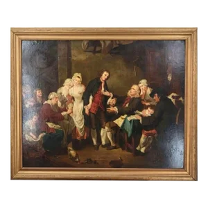 Oil on Canvas School of Jean-Baptiste Greuze