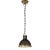 Thomas O'Brien for Visual Comfort Signature Hicks Small Pendant in Bronze & Hand-Rubbed Antique Brass with Acrylic Diffuser For Sale