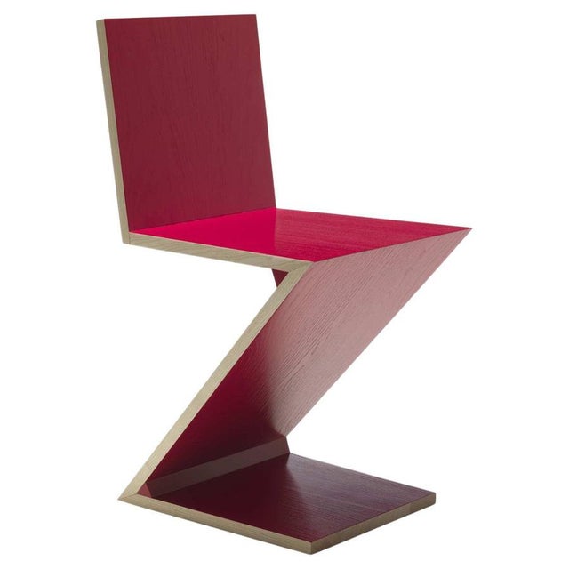 Zig Zag Chair by Gerrit Thomas Rietveld for Cassina For Sale - Image 16 of 16
