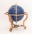 Modern Semi-Precious Stone Inlaid Revolving Globe on Copper Stand For Sale - Image 10 of 15