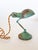 American Antique Industrial Turquoise Heavy Brass Shelf or Hang Task Lamp, Articulating For Sale - Image 3 of 15