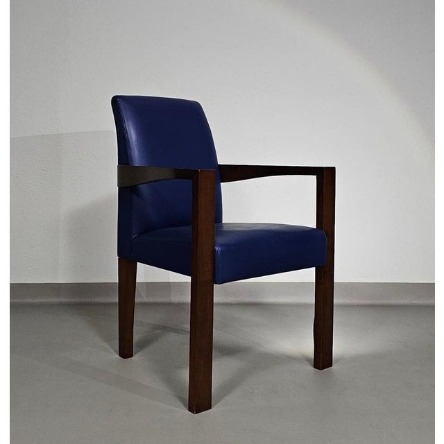 Ying Bridge Conference Chairs in Leather from Hugues Chevalier, Set of 5 For Sale - Image 9 of 18