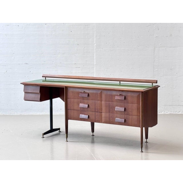 Metal Vintage Italian Sideboard with Mirror, 1960s For Sale - Image 7 of 17
