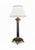Antique 19th Century French Black Marble Column Table Lamp with Gilt Rococo, 1890 For Sale - Image 17 of 17