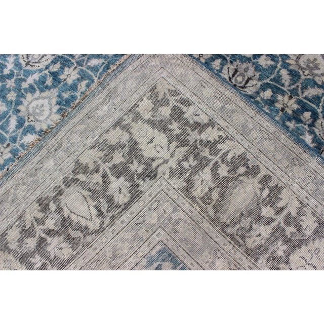 Tabriz Rug in Wool With All-Over Design by Keivan Woven Arts For Sale - Image 10 of 11