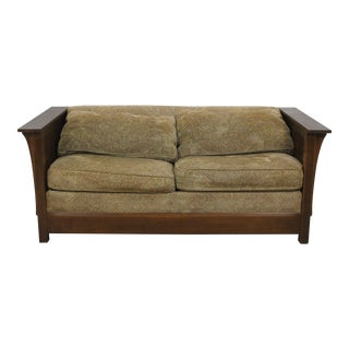 Stickley Mission Oak Arts & Crafts Sofa Bed For Sale
