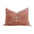 Terracotta Star Lumbar Moroccan Silk Pillow For Sale
