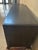 Vanguard Modern Charcoal Textured Three-Drawer Console Credenza For Sale In New York - Image 6 of 12