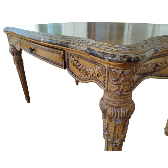 1990s Restored Schnadig French-Style Desk For Sale In San Diego - Image 6 of 16
