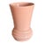 Vintage 1940s McCoy Pottery Pink Vase, Flared Art Deco Shape For Sale