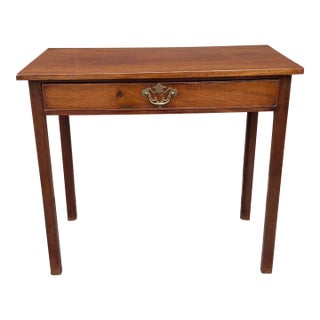 19th Century Federal Mahogany Small Writing Table For Sale