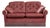 Scandinavian 2-Seater Sofa in Pink Furniture Velour, 1980s For Sale