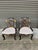 Wood Pair of Mid Victorian Mother of Pearl Inlaid Papier Mâché Gilt Decor Set of Chairs For Sale - Image 7 of 12