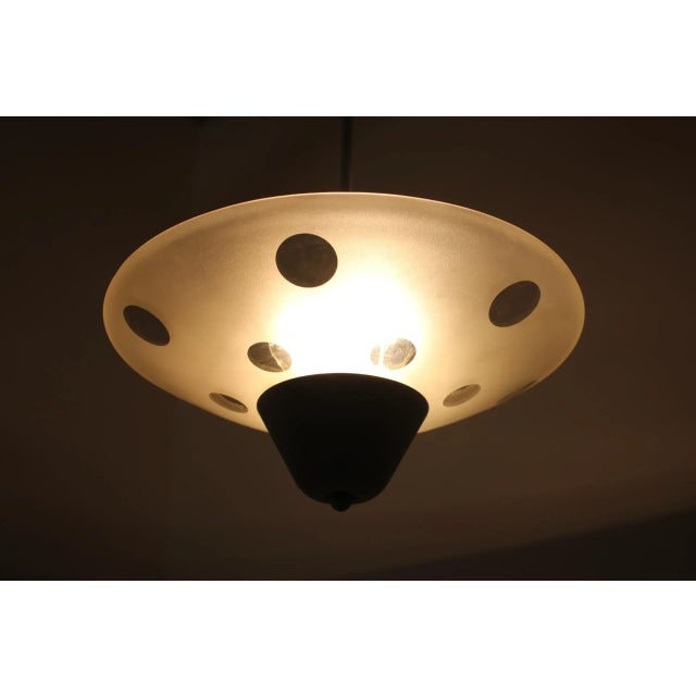 Bauhaus Chandelier by Franta Anyz for Napako, 1940s For Sale - Image 6 of 10