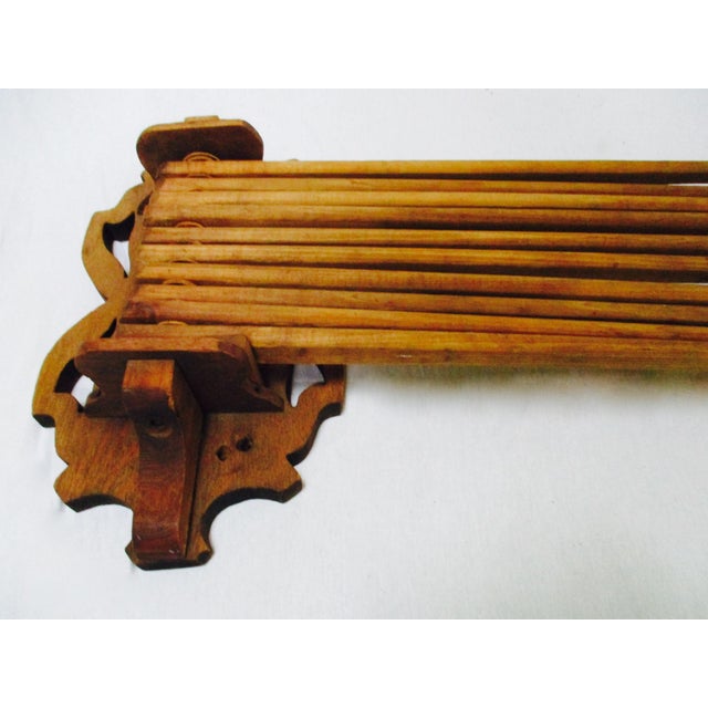 Antique Primitive Folding Wooden Drying Rack Dryer Chairish
