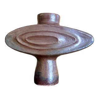 Ceramic Mid-Century Japanese 1950's Ikebana Vase For Sale