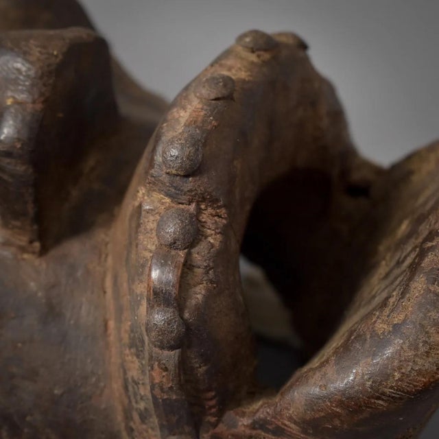Early 20th Century Early 20th Century Dan Mask With Metal Studs For Sale - Image 5 of 11