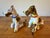 Figurative Vintage Pair of H. Mária Ráhmer Ceramic Sculptures of Terrier Dogs For Sale - Image 3 of 15