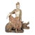 Large Kwan Yin or Buddha Figure on a Mythical Beast For Sale