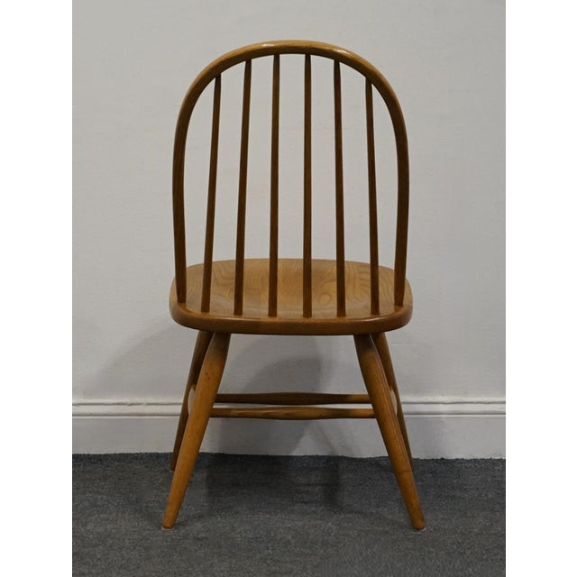 Wood S Bent Brothers Solid Oak Early American Rustic Bow Back Windsor Dining Side Chair 485 1183 111 For Sale - Image 7 of 10