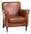 Vintage Sheepskin Armchair in Cognac For Sale
